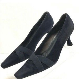 Stuart Weitzman Suede Spool Heel Pump Size 8
